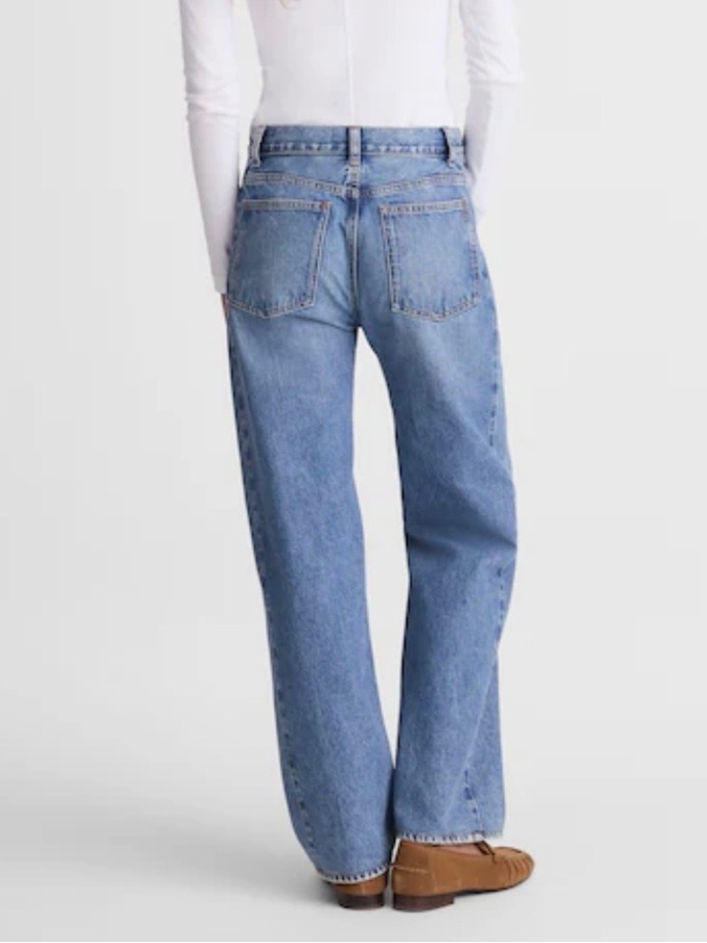 Madewell. Women’s Pieced Barrel-Leg Jeans.25. New without the tags. 100% cotton. - Picture 3 of 13